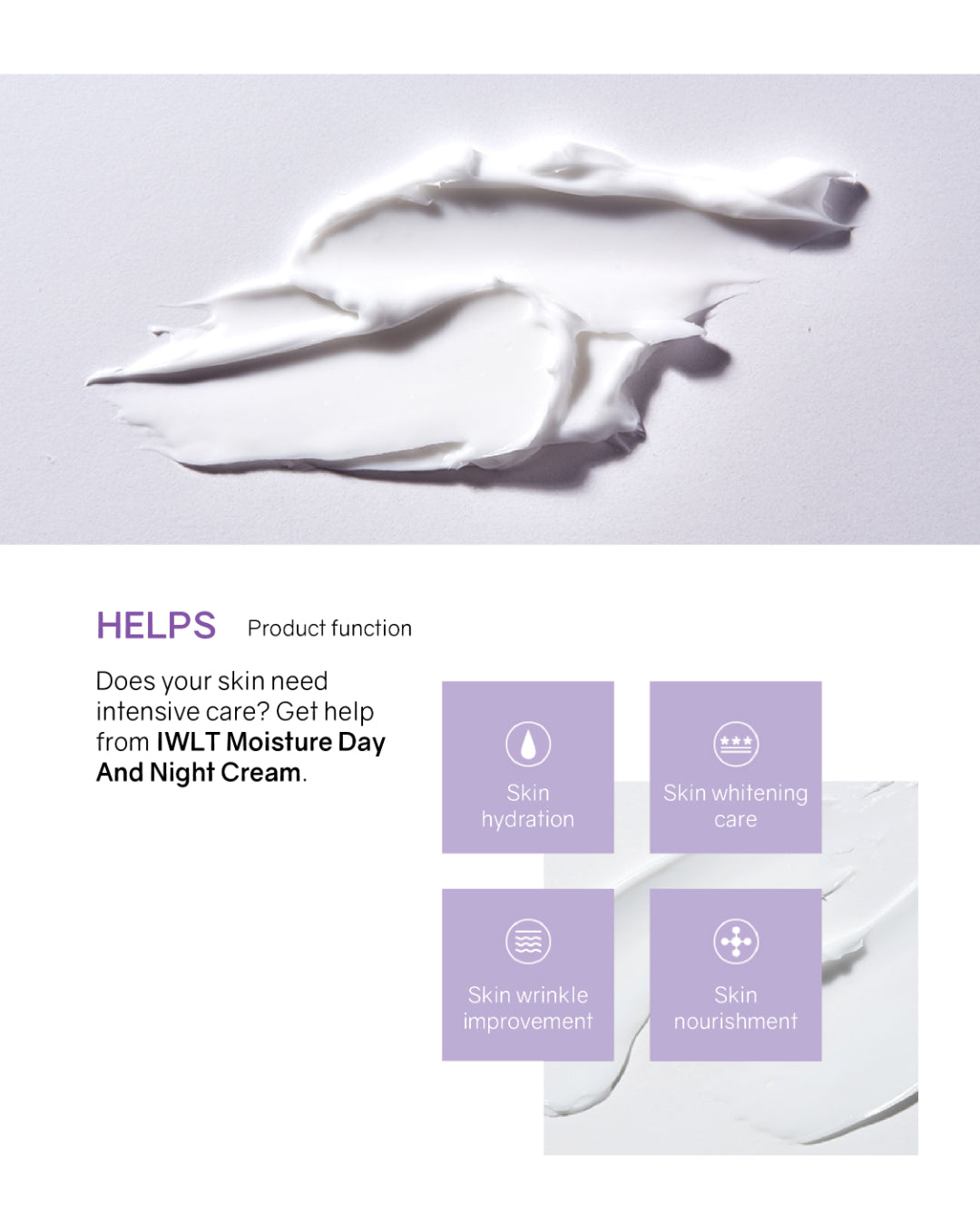 IWLT Hydra Moisture Day and Night Cream (Purple)