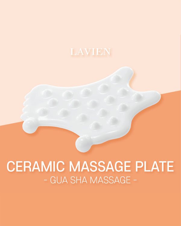 [PROMO] Lavien Gua Sha Ceramic Massage Plate