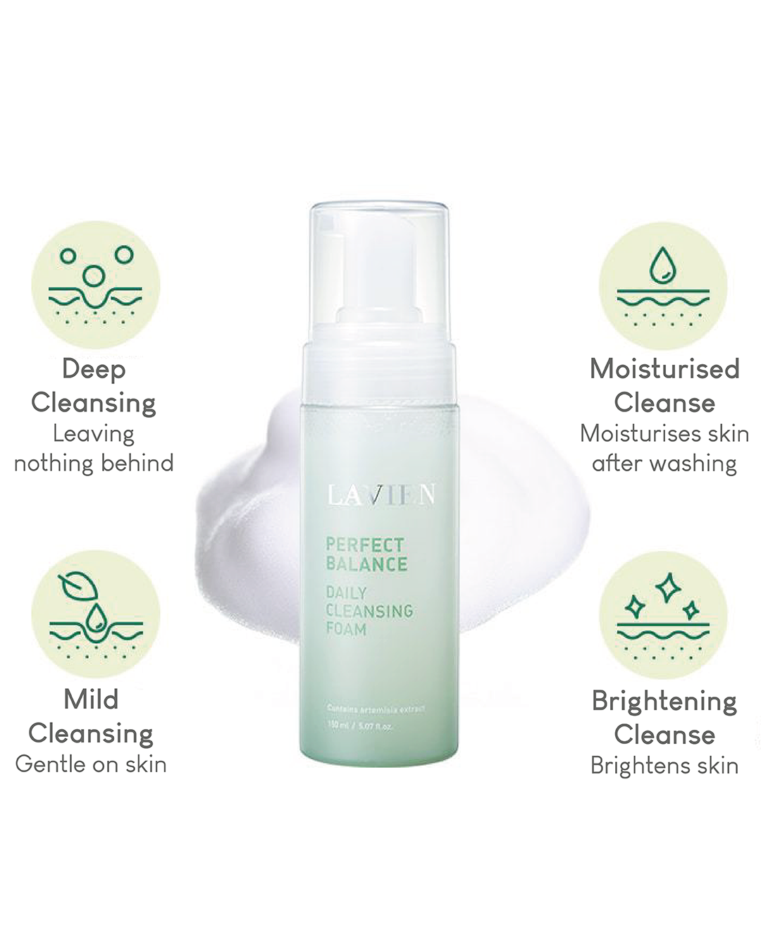 Lavien Perfect Balance Daily Cleansing Foam (150ml)