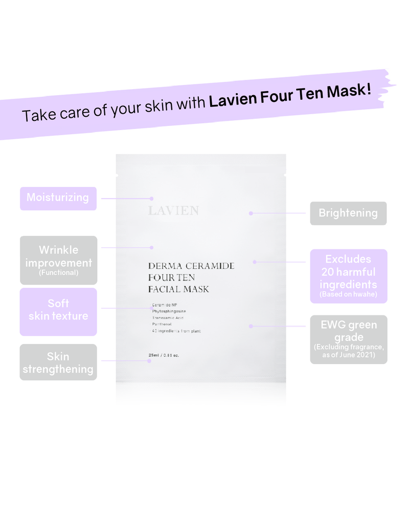 Lavien Derma Ceramide Four Ten Facial Mask