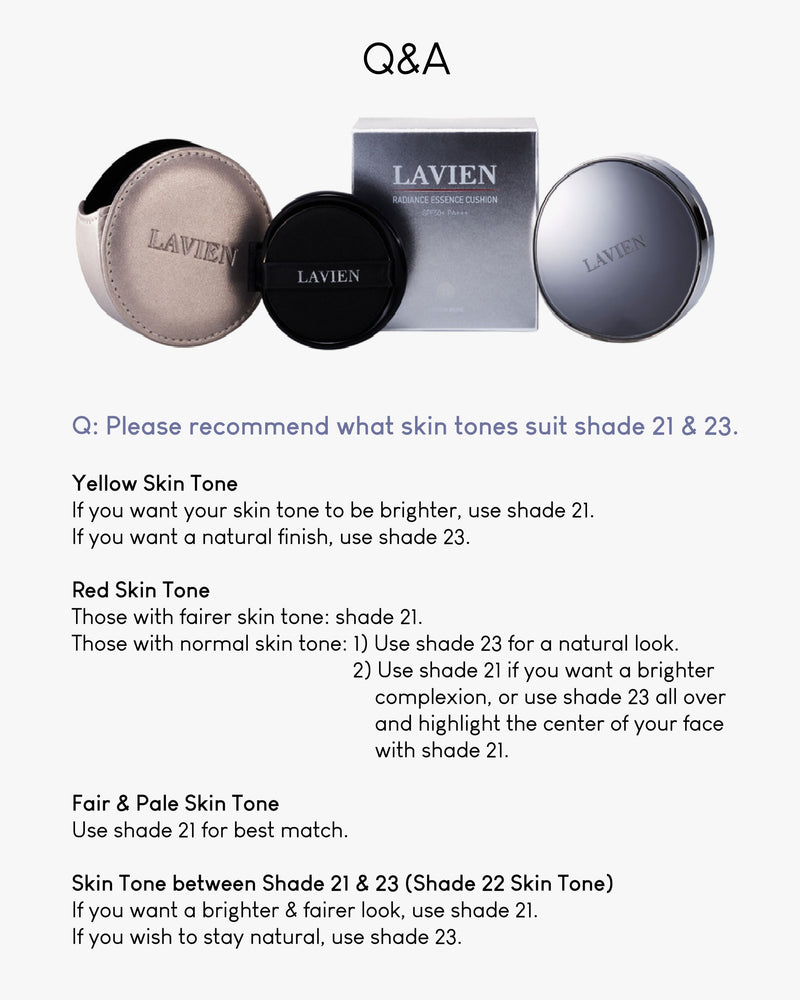 [PROMO] Lavien Radiance Essence Cushion SPF50+/PA++++ (Shade 21/23)