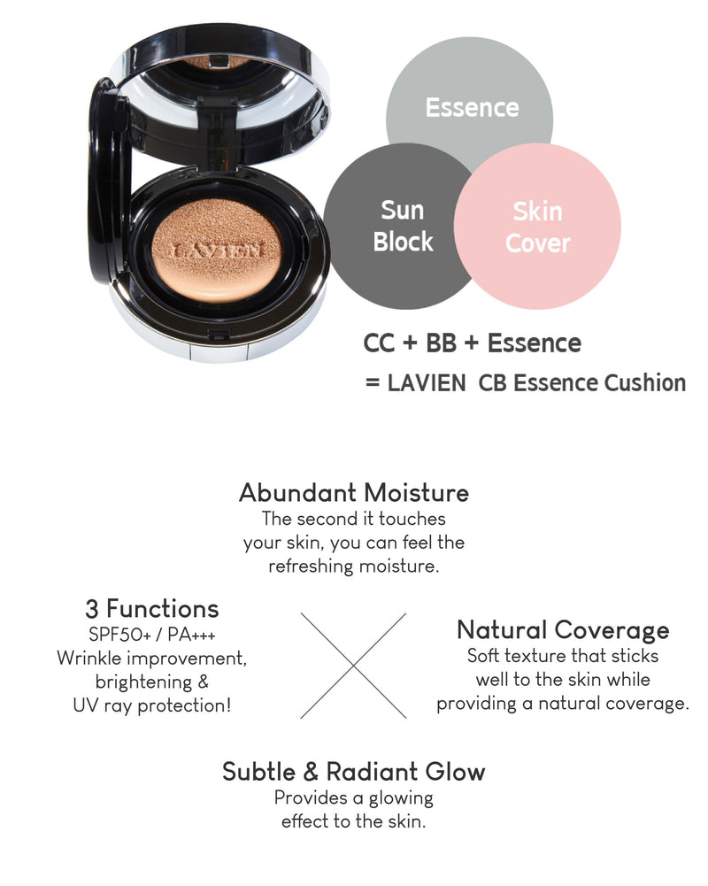 [PROMO] Lavien Radiance Essence Cushion SPF50+/PA++++ (Shade 21/23)