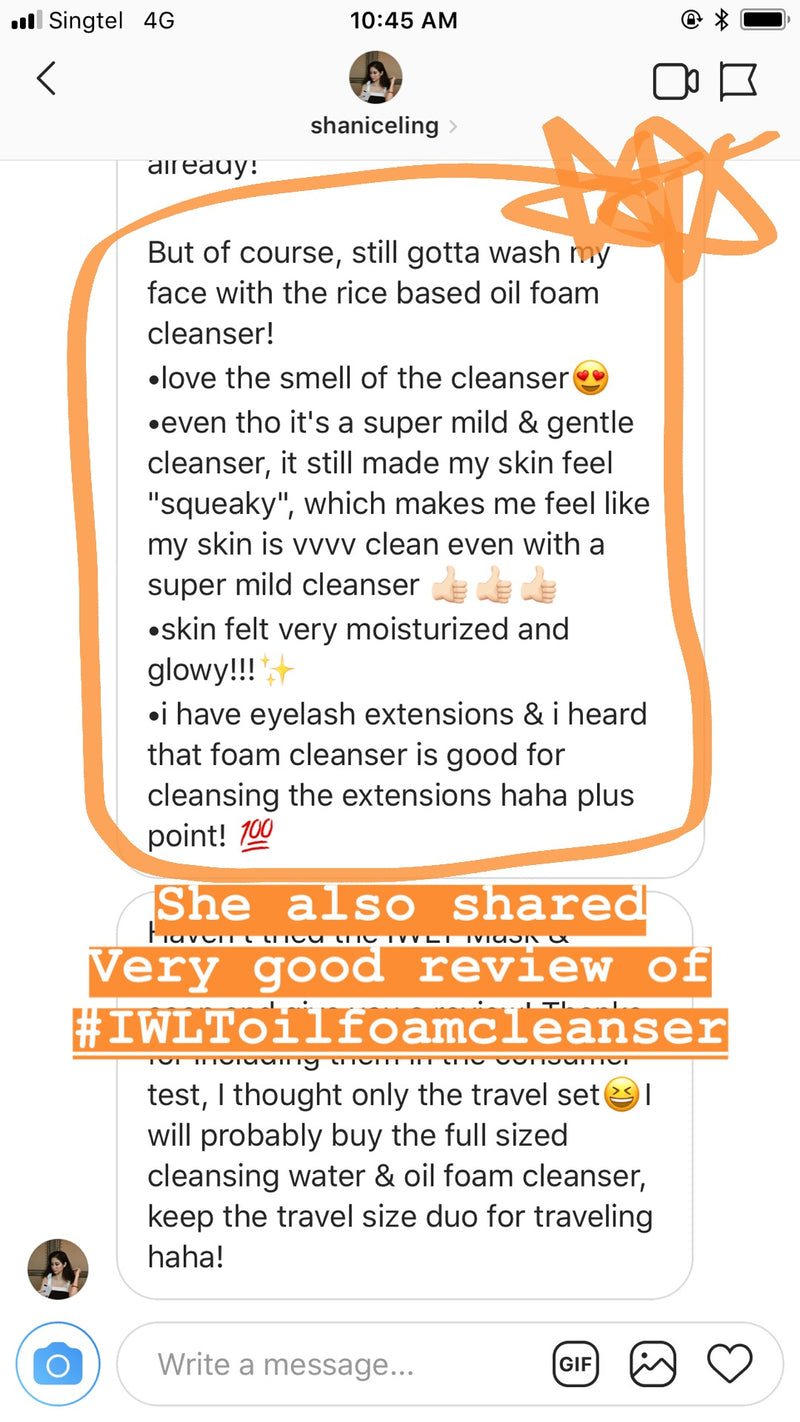 IWLT Rice Oil Foam Cleanser