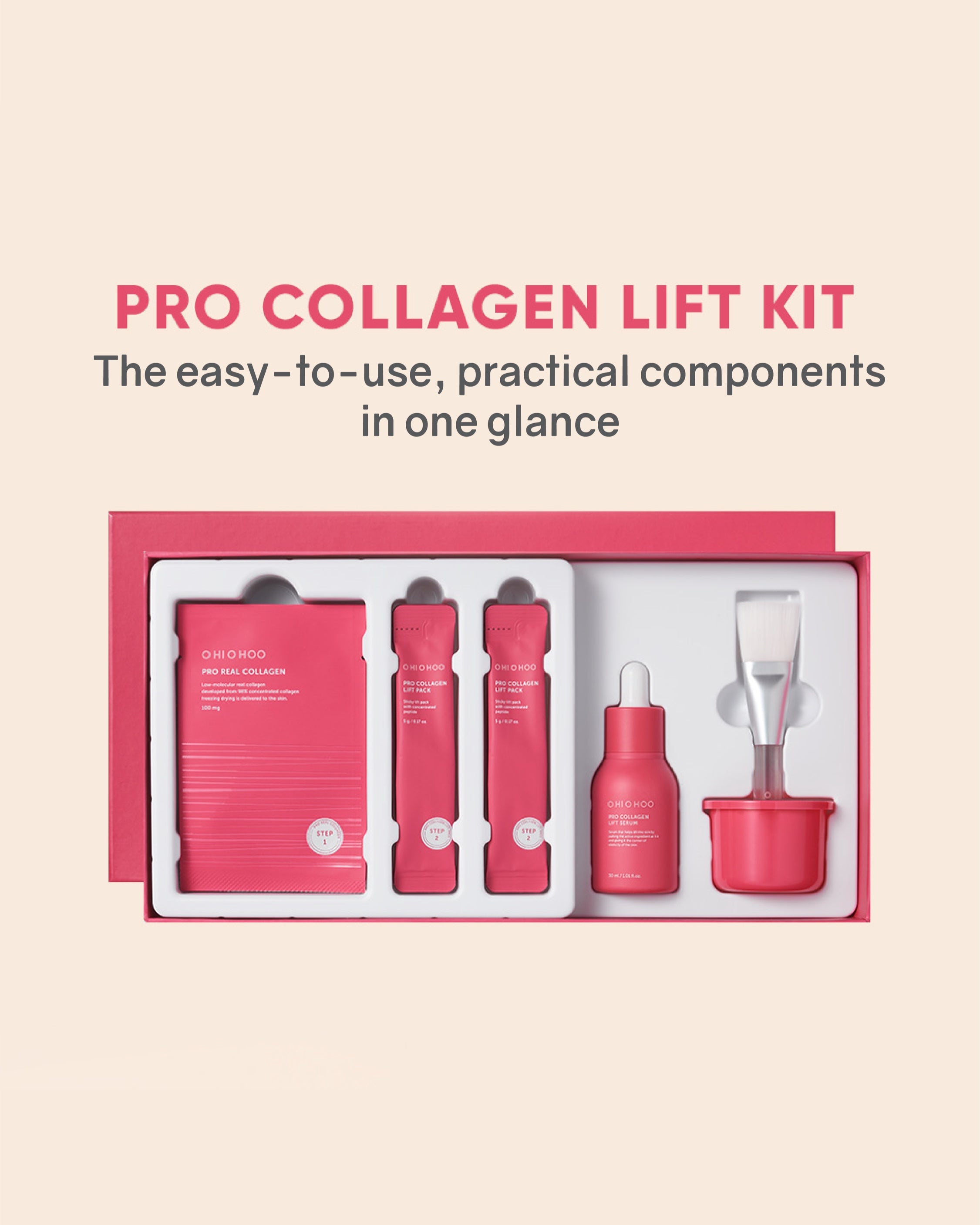 [Online Exclusive] OHIOHOO Pro Collagen Lift Kit