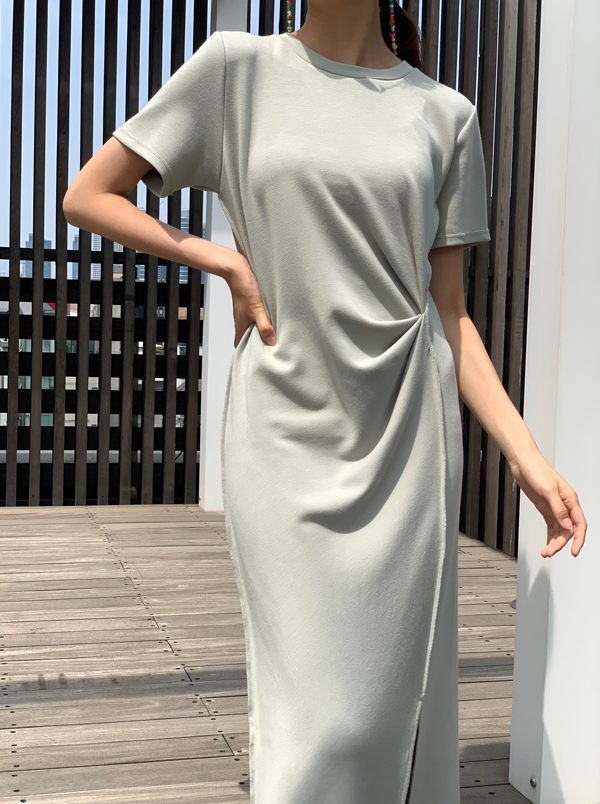 The Vacation Shop One Mile Drape Dress (4 Colours)