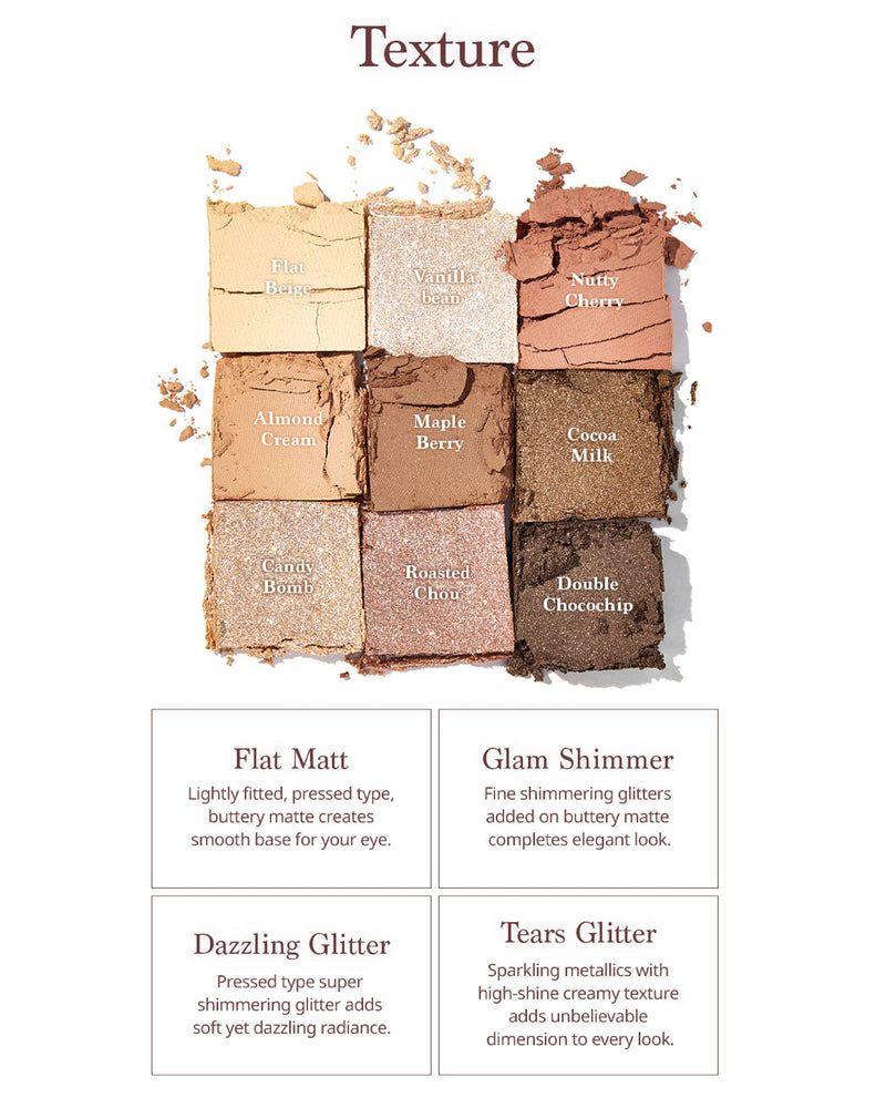 [PROMO] Dasique Eyeshadow Palette (01 Sugar Brownie)